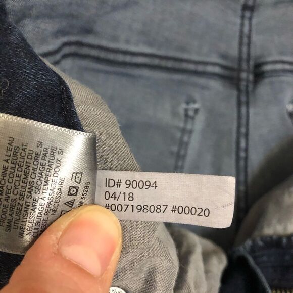 Express High Rise denim perfect dark wash Legging blue Jeans Jegging 2R - Picture 7 of 13